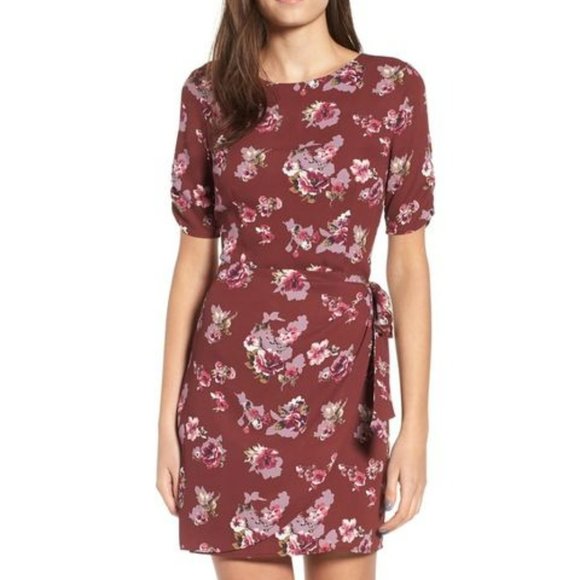 ASTR the label floral wrap dress - Picture 1 of 4